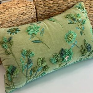 *SOLD* Elie Tahari Botanical Accent Pillow